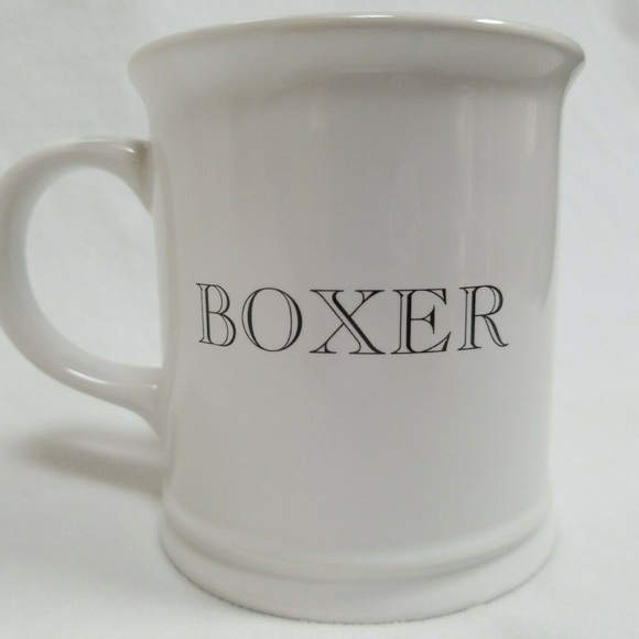 Boxer White Ceramic Coffee Mug Xpress 1999 Augello - Picture 4 of 8